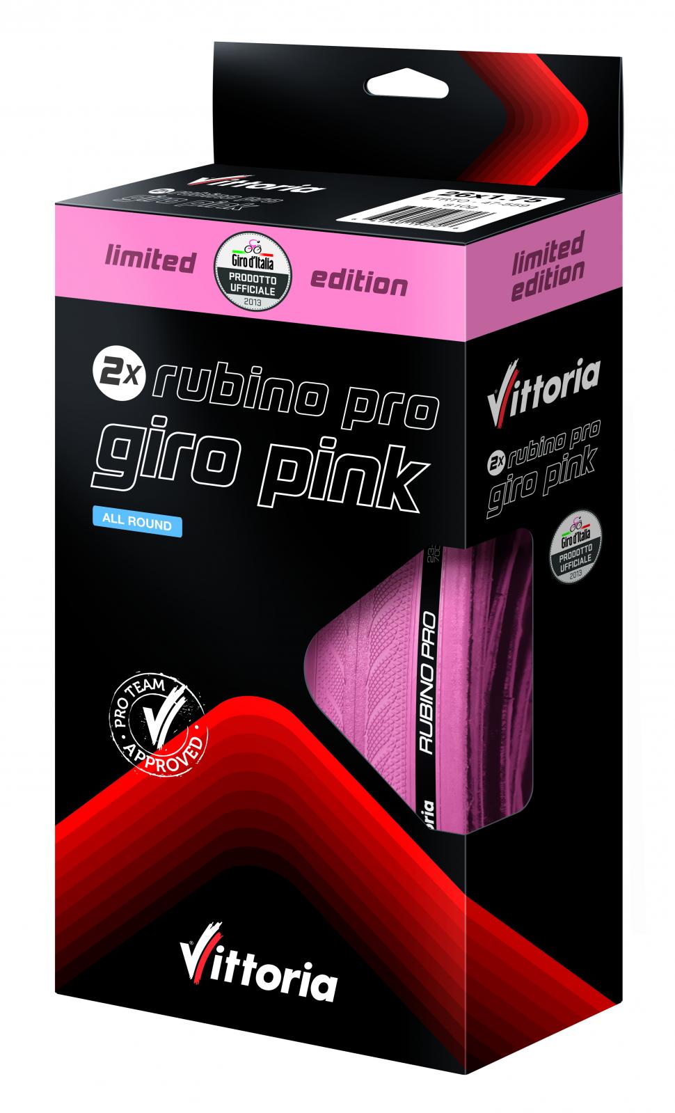Vittoria celebrate Giro d'Italia with limited edition pink tyres
